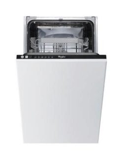 Whirlpool Adg211 Built-In 10-Place Slimline Dishwasher With Optional Installation - Stainless Steel - Dishwasher With Installation